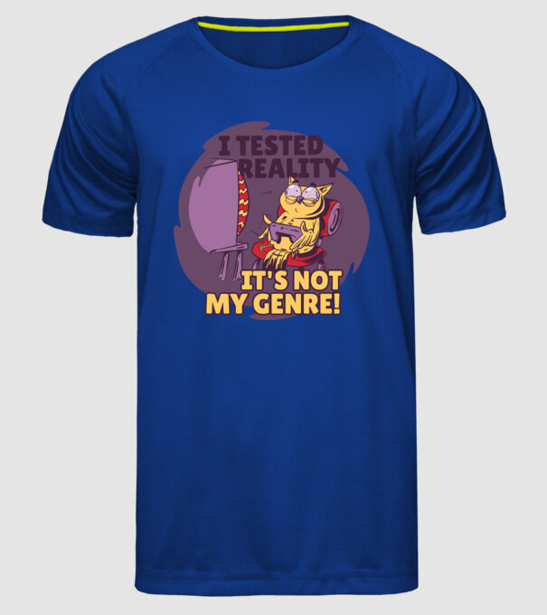 Bufnița Gamer model albastru regal pe tricou
