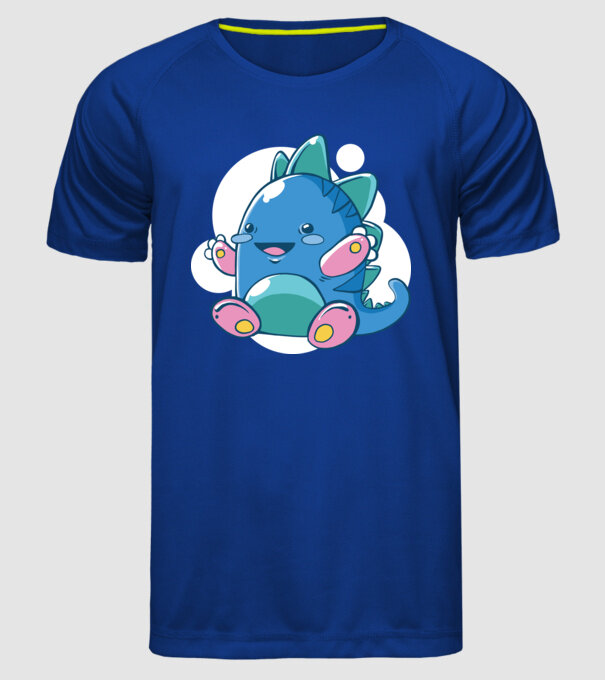 Bebe dragon model albastru regal pe tricou