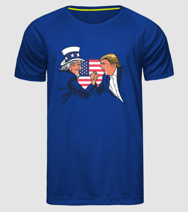 Trump Vs Unchiul Sam SUA 2020 alegeri prezidențiale model albastru regal pe tricou