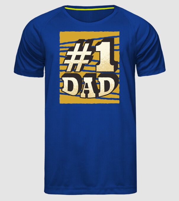 Tata 01 model albastru regal pe tricou