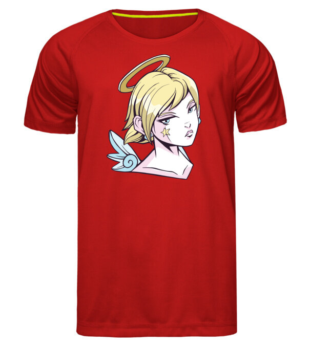  model  pe tricou