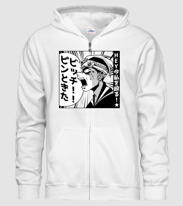 Cap Anime Manga model alb pe tricou