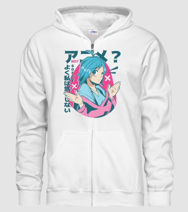 Tricou Anime model alb pe tricou