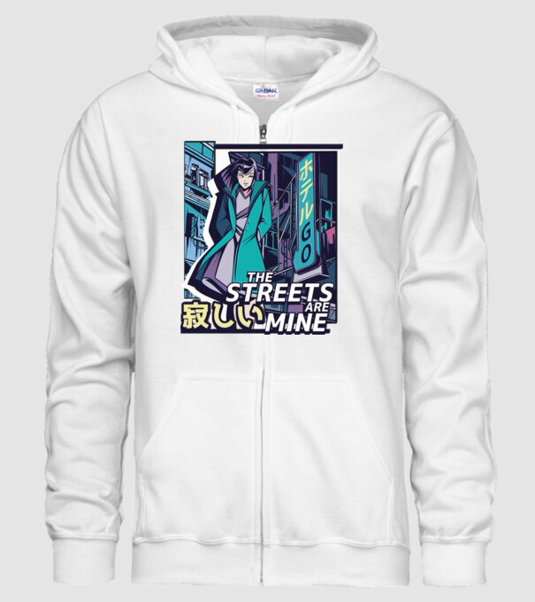 Anime Vaporwave benzi desenate model alb pe tricou
