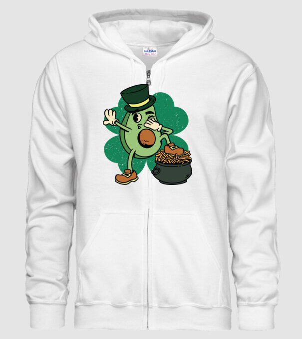 Avocado St. Patrick DAB model alb pe tricou