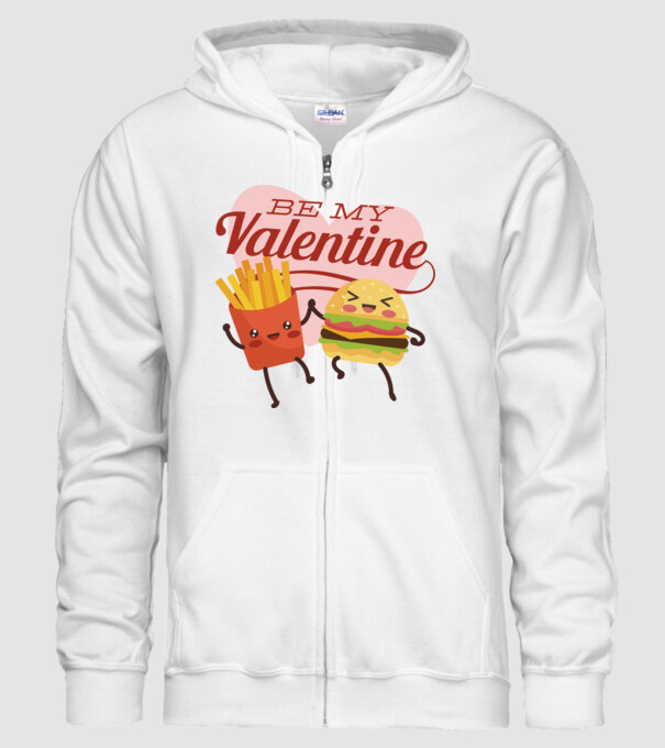 Be my Valentine - Fii dragostea mea tricou pentru Valentine s Day model alb pe tricou