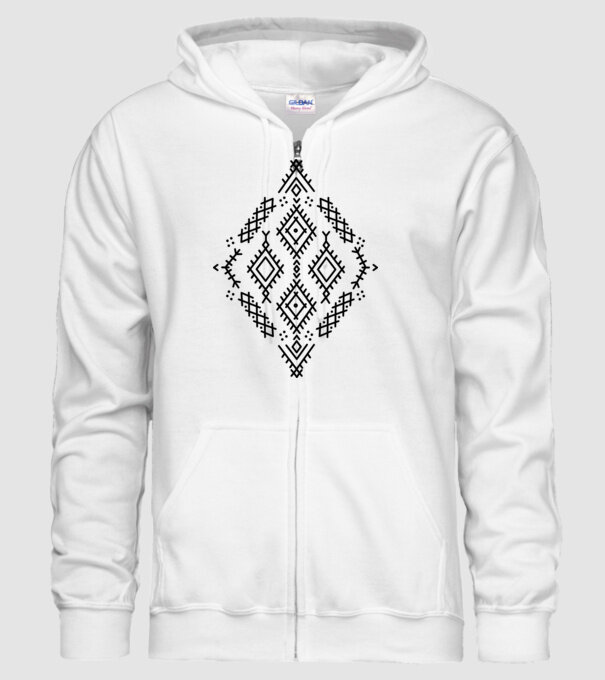 Berbere Symbol model alb pe tricou