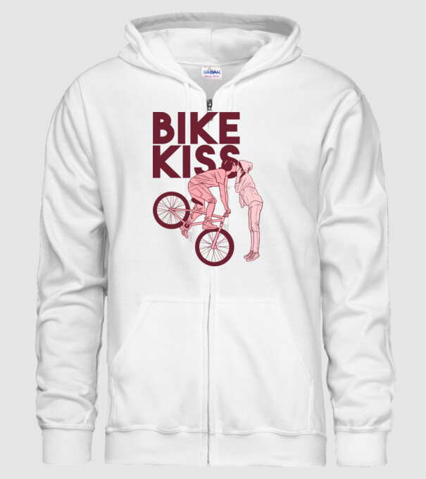 Pupici cu bicicletă model alb pe tricou