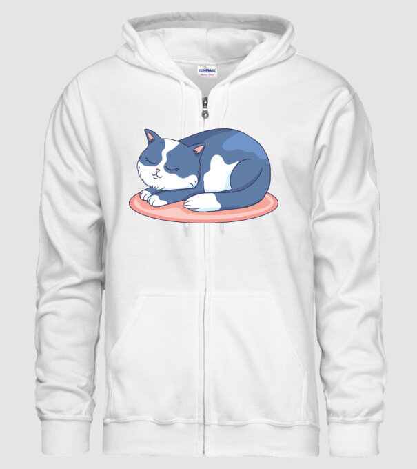 Pisicuță drăguță model alb pe tricou