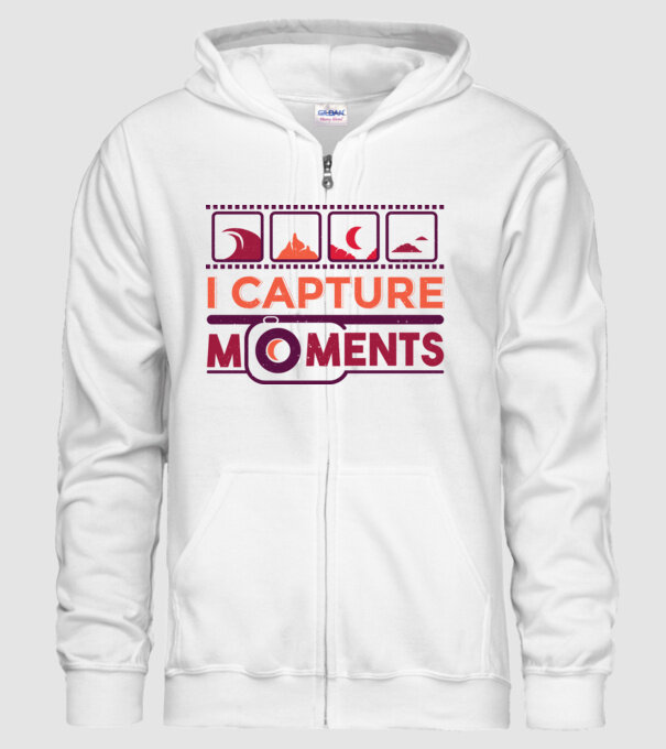Prind momentele - Fotograf model alb pe tricou