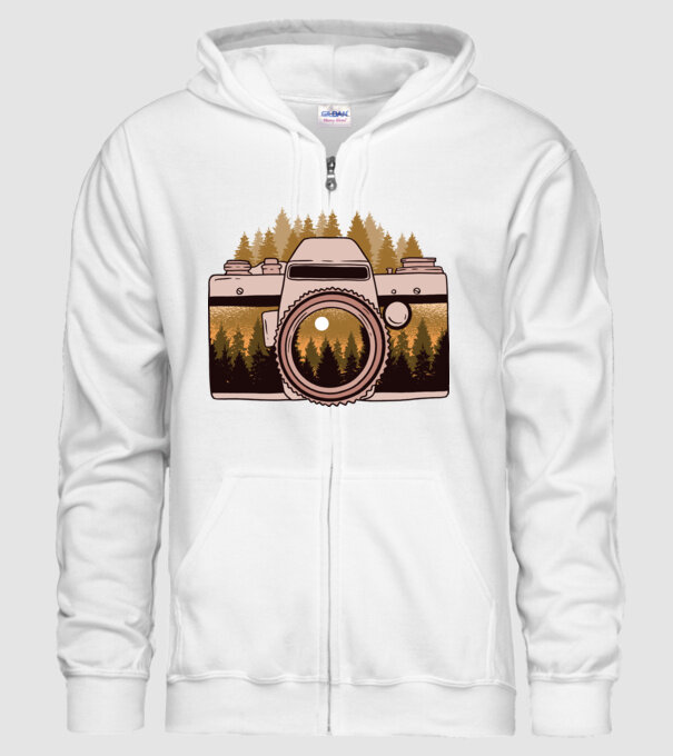 Natură Fotograf tricou fotograf model alb pe tricou