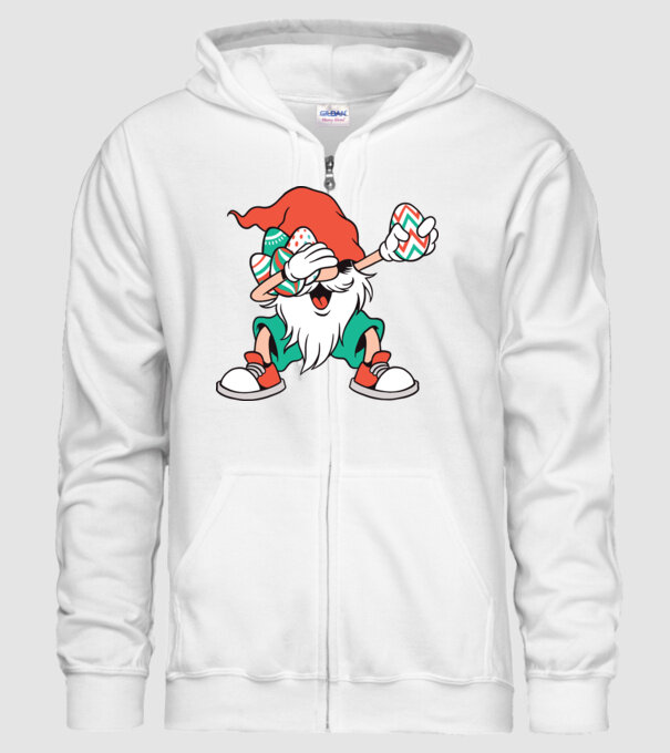 Elf de Paște DAB model alb pe tricou