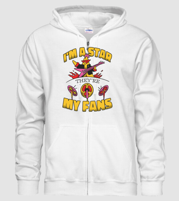 'I''m a Star, They''re my Fans' model alb pe tricou