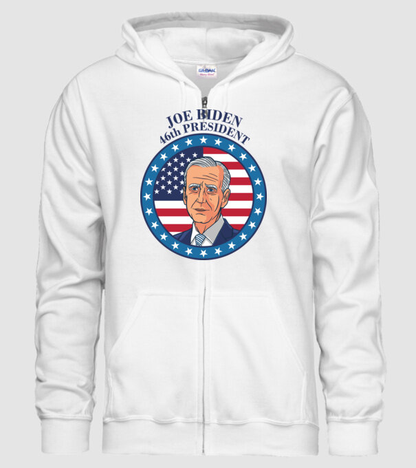 Joe Biden cel de-al 46-lea președinte al SUA model alb pe tricou