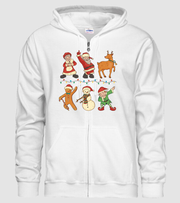 Crăciun DAB model alb pe tricou