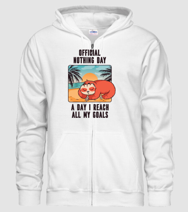 Leneș - Odihnă oficială model alb pe tricou