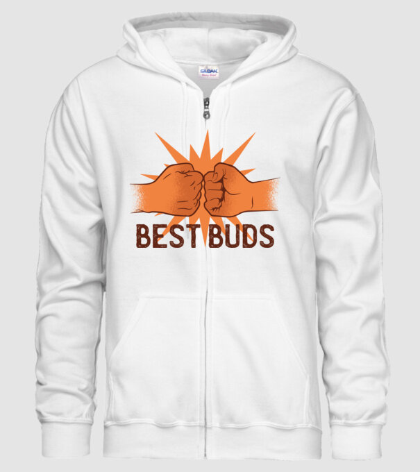 Cei mai buni prieteni model alb pe tricou