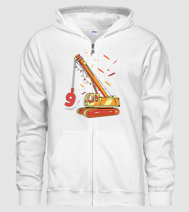 Prindere 9th Birthday model alb pe tricou