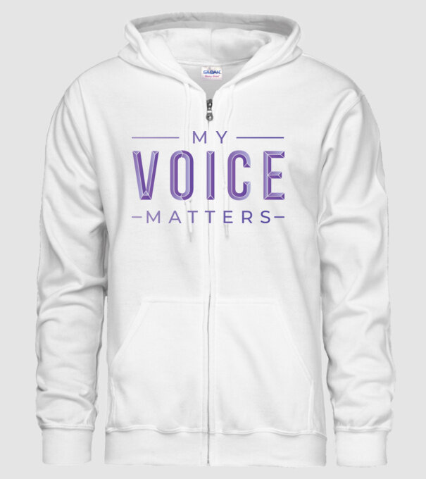 My Voice Matters de Ziua Femeii model alb pe tricou