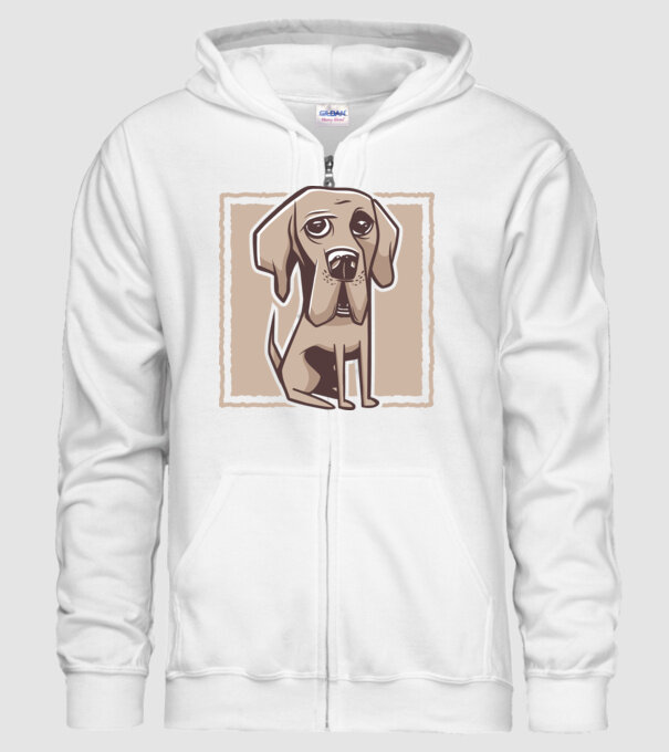 Câine Mastiff german model alb pe tricou