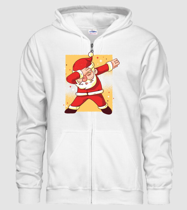 Santa DAB Moș Crăciun model alb pe tricou
