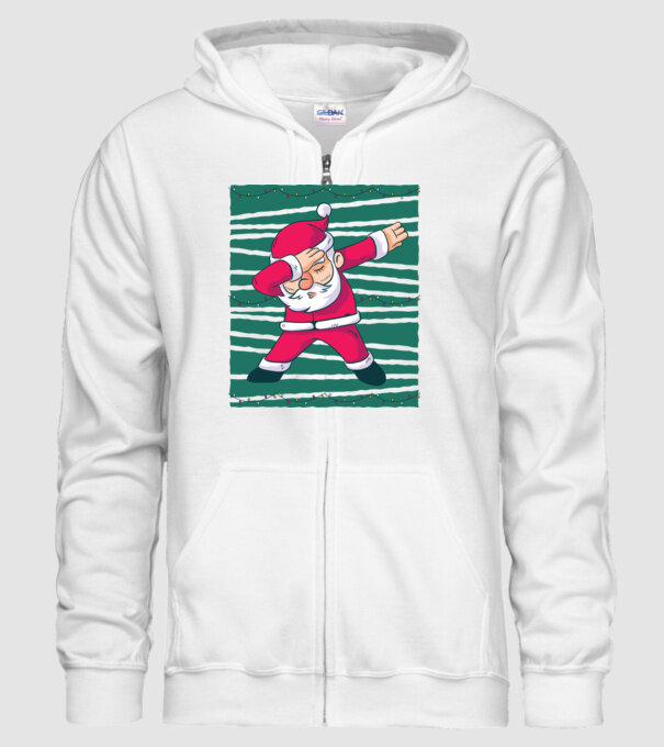 Moș Crăciun DAB Crăciun model alb pe tricou