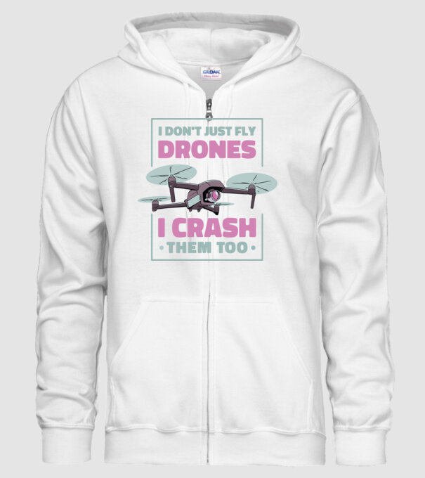 Tricou drone model alb pe tricou