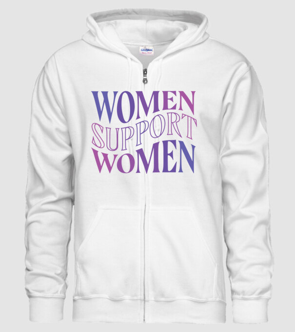 Women Support Women Ziua Femeilor model alb pe tricou