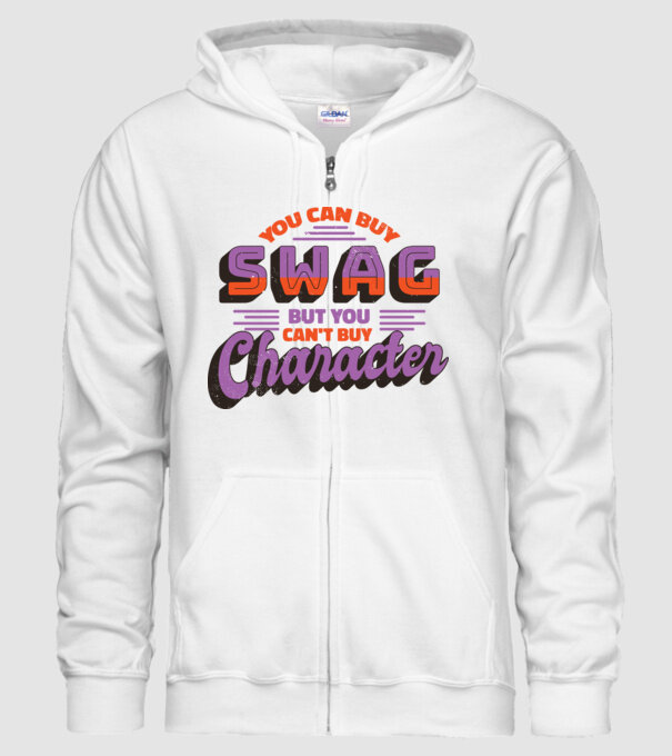 You can buy swag but you cant buy character model alb pe tricou