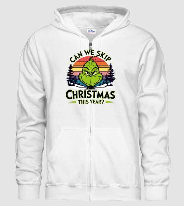 Can we skip christmas this year model alb pe tricou