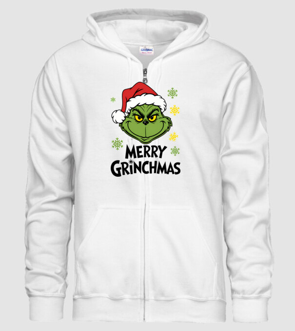 Merry Grinchmas Alb model alb pe tricou