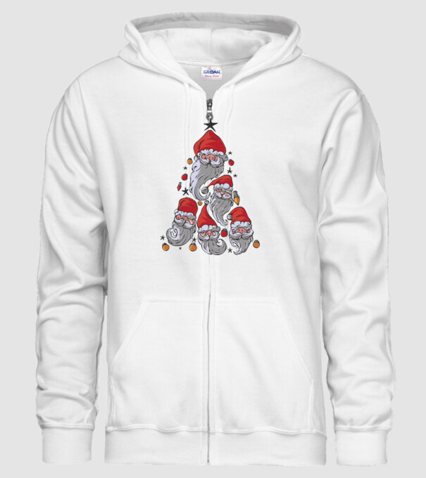 Pitici pentru pomul de Crăciun model alb pe tricou