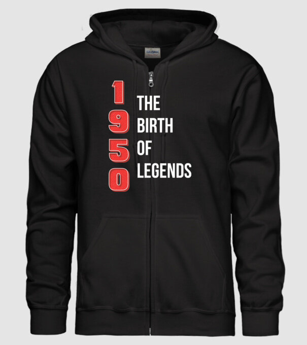 1950 the birth of legends model negru pe tricou