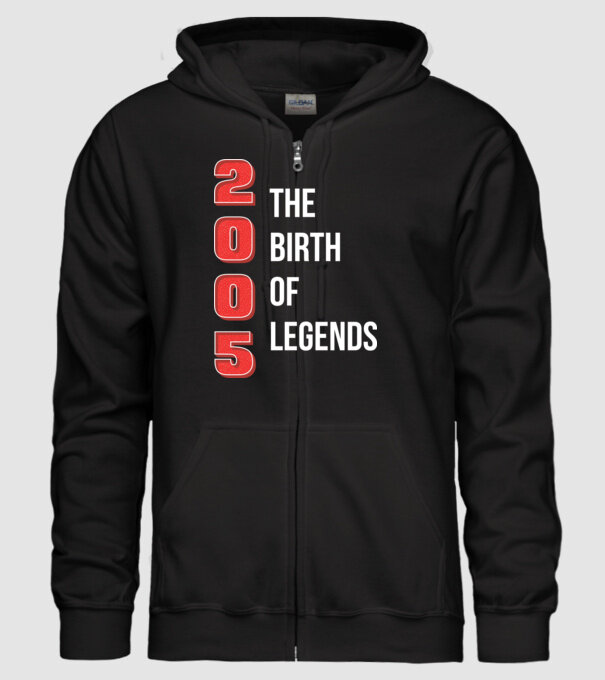 2005 the birth of legends model negru pe tricou