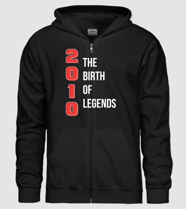 2010 the birth of legends model negru pe tricou