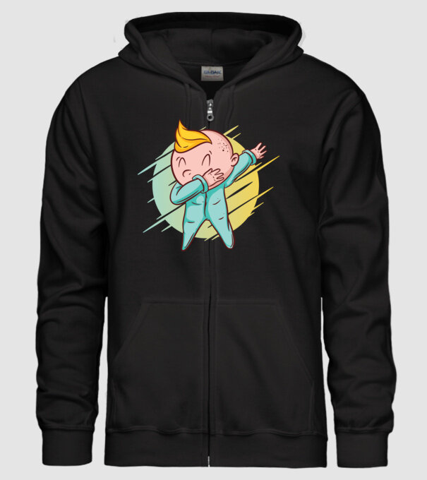 Bebe DAB model negru pe tricou