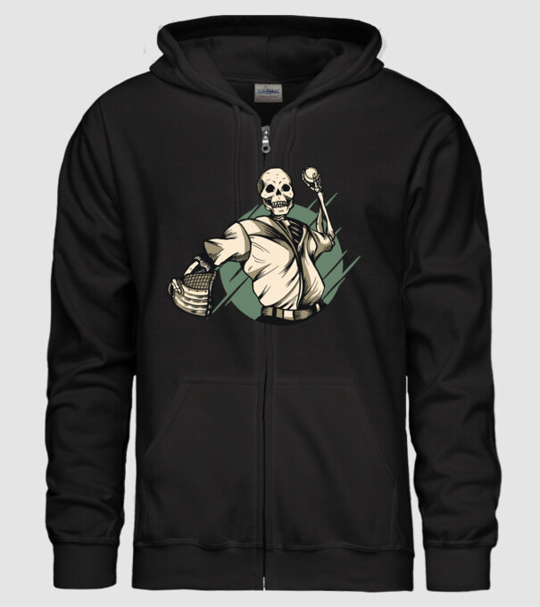 Schelet Baseball model negru pe tricou