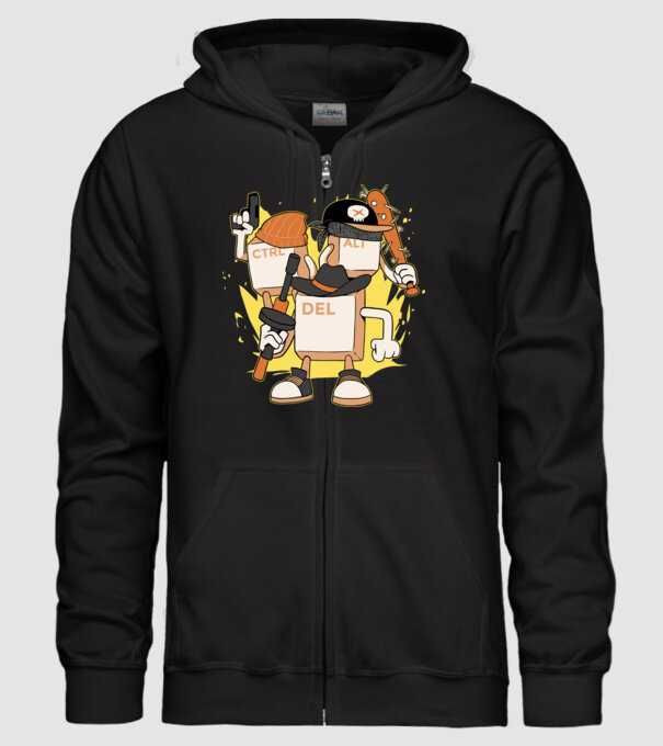 Mafie tastatură model negru pe tricou