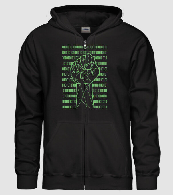 Pumn binar model negru pe tricou