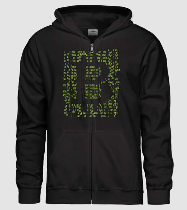 Bitcoin Matrice model negru pe tricou