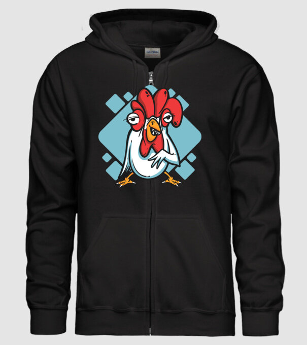 Pui model negru pe tricou