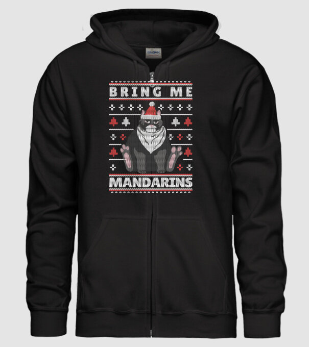 Tricou cu pisică pulovăr urât model negru pe tricou