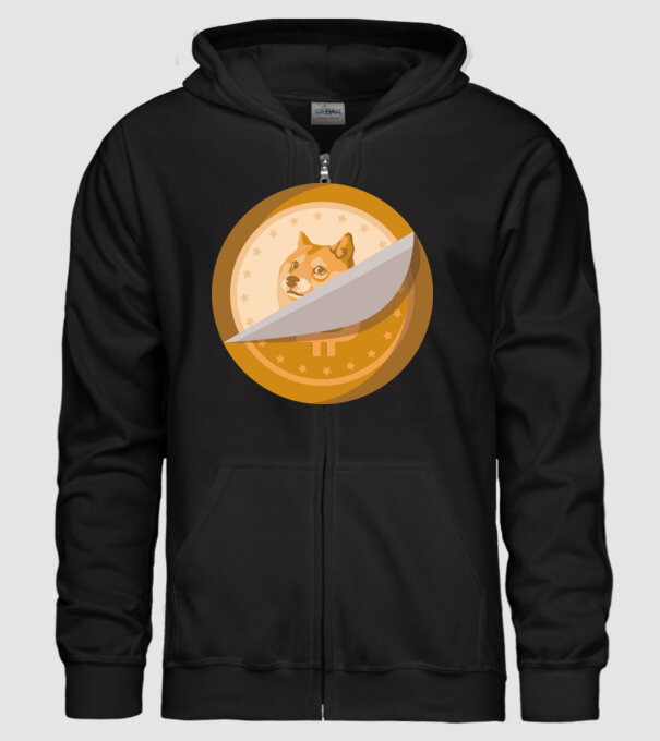 Dodge Coin model negru pe tricou