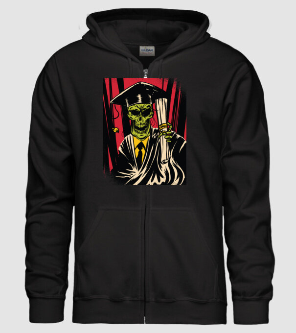 Proaspăt absolvent Absolvire model negru pe tricou