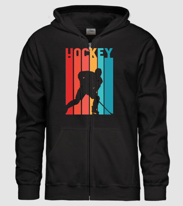 Hochei Retro model negru pe tricou