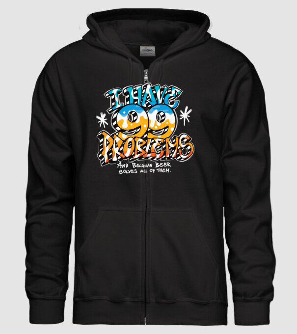 I have 99 Problems - berea belgiană le rezolvă pe toate model negru pe tricou