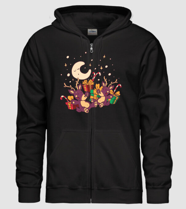 Cadouri de Crăciun model negru pe tricou