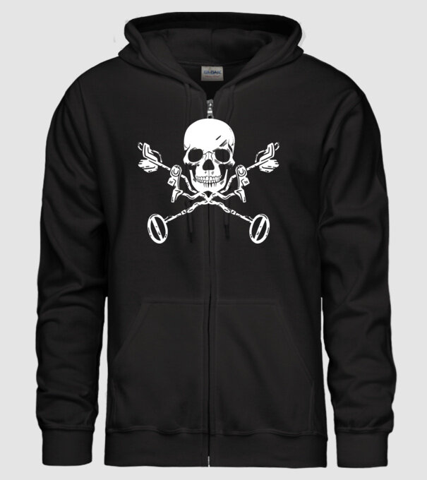 Craniu model negru pe tricou