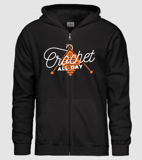 Tricotat pe tot parcursul zilei model negru pe tricou
