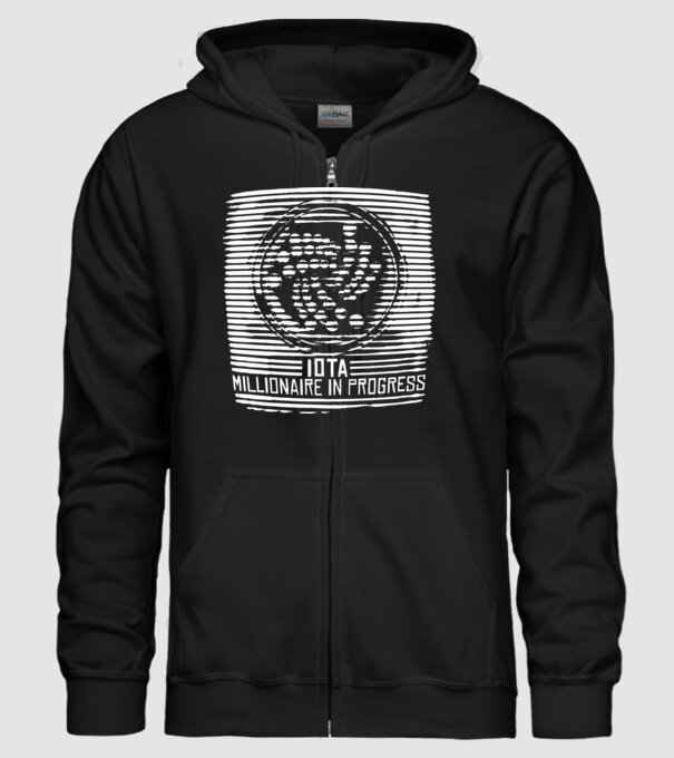 Criptomonedă Miliardar în curs de încărcare model negru pe tricou